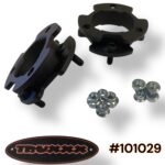Truxxx 101029 2.0-inch front leveling kit for 2024-2026 Ford Ranger XL, XLT, and Lariat, featuring steel spacers and high-tensile hardware.