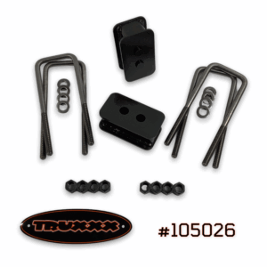 2004-2008 Ford F150 2wd - 1" rear block and ubolt kit #105026