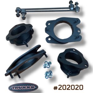 Truxxx 2.0 inch front and 2.0 inch rear lift kit for 2005-2015 Honda Ridgeline part 202020 with shorter sway bar links.