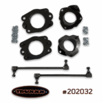 Product photo of #202032 50.8mm & 44.5mm leveling lift kit built from North American Steel for Honda Pilot & Passport.