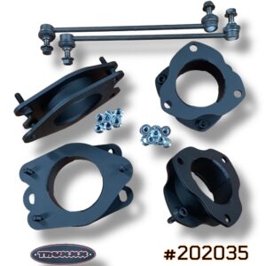 Product photo of #202035 2" (50.8mm) even lift kit made of North American Steel for Honda Pilot & Passport.
