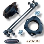 Truxxx 1.5 inch front leveling kit for Honda Ridgeline (2017-2026) and Honda Pilot (2016-2022) with included shorter sway bar links.