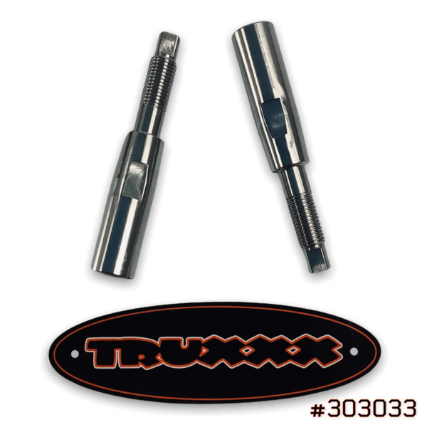 Truxxx shock shaft extension kit for 2022-2026 Hyundai Santa Cruz part 303033, pair of CNC machined extensions.