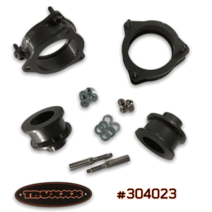 Truxxx 1.5 inch front and rear lift kit for 2019-2023 Hyundai Kona EV with shock shaft extensions