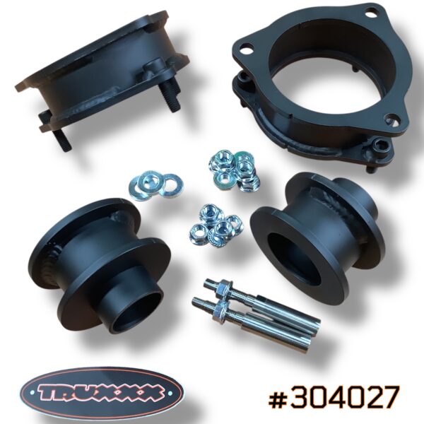 Truxxx 2.0 inch front and 2.0 inch rear lift kit for 2024-2026 Kia Seltos and Hyundai Kona AWD with shock extensions