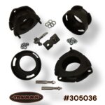 Truxxx 305036 2 inch front and 1.5 inch rear lift kit for 2024-2026 Hyundai Santa Fe - maximum lift height