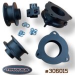 Truxxx 306015 2.0-inch front and rear lift kit for 2019-2022 Kia Telluride and Hyundai Palisade with standard suspension.