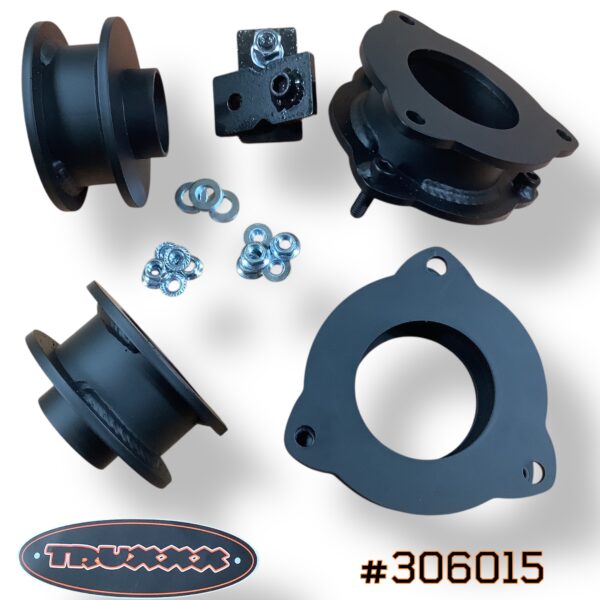 #306015 Truxxx 306015 2.0-inch front and rear lift kit for 2019-2022 Kia Telluride and Hyundai Palisade with standard suspension.