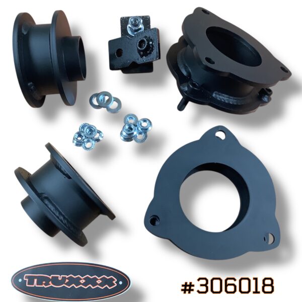 Truxxx 306018 2.0-inch front and rear lift kit for 2023-2026 Kia Telluride LX S EX SX and 2023-2025 Hyundai Palisade XRT SE SEL.