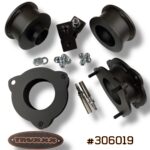 Truxxx 306019 2.0-inch front and 2.25-inch rear lift kit for 2023-2026 Kia Telluride and Hyundai Palisade AWD and FWD with self-leveling shocks and extensions.