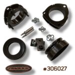 Truxxx 1.5 inch front and 1.0 inch rear lift kit for 2026 Hyundai Palisade part 306027 with shock shaft extensions.