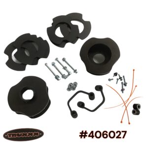 2007-2020 Chevy Tahoe, Yukon, Cadillac Escalade, Avalanche, Suburban, 2WD & 4WD - with Magnetic Ride - 3" Lift Kit - Front & 2" Rear - with Magnetic Ride #406027