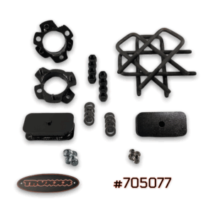 Truxxx 705077 2.0-inch front and 1.5-inch rear lift kit for 2022-2026 Nissan Frontier, designed for payload support and daily use.