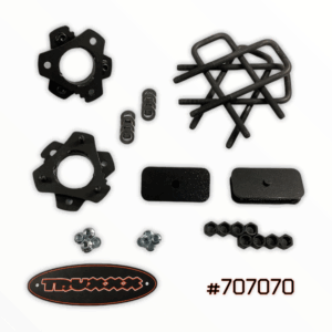 2016-2024 Nissan Titan 2.0" Front & 1" Rear Lift Kit- 4x4 & 4x2 #707070