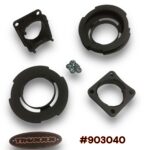 Truxxx 903040 2.0-inch front and 1.5-inch rear lift kit for 2022-2026 Toyota Tundra, featuring North American steel spacers and high-tensile hardware.