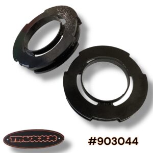 Truxxx Canada 903044 3rd Gen Tundra 1 inch rear leveling kit, fabricated from North American Mill Certified Steel with a durable coat finish for winter protection.