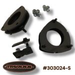Truxxx 1.25 inch front leveling kit for 2022-2026 Hyundai Santa Cruz part 303024-S featuring steel strut spacers and mounting hardware