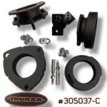 Truxxx 305037-C heavy-duty 1.75 inch front and 1.25 inch rear lift kit for loaded Santa Fe XRT