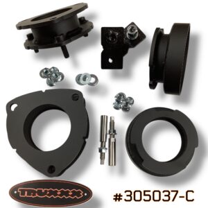Truxxx 305037-C heavy-duty 1.75 inch front and 1.25 inch rear lift kit for loaded Santa Fe XRT