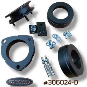 Truxxx 1.5 inch front and 0.75 inch rear lift kit for 2026 Hyundai Palisade XRT part 306024-D with shock extensions