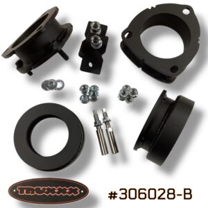 Truxxx 1.75 inch front and 1.25 inch rear lift kit for 2026 Hyundai Palisade Hybrid part 306028-B with shock shaft extensions. Not for XRT.