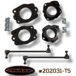 Product image of part #202031-TS 44.5mm and 38mm split suspension lift kit from North American Steel for 2022-2025 Honda Passport.