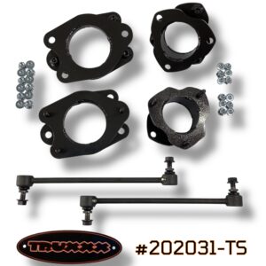 Product image of part #202031-TS 44.5mm and 38mm split suspension lift kit from North American Steel for 2022-2025 Honda Passport.