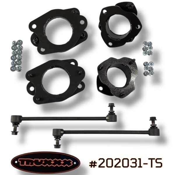 Product image of part #202031-TS 44.5mm and 38mm split suspension lift kit from North American Steel for 2022-2025 Honda Passport.