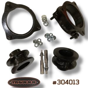 The Truxxx #304013 'True Lift' kit for FWD SUVs: A uniform 1.5-inch altitude adjustment for the 2024+ Seltos and Kona. Featuring the 'secret sauce' shock extensions to eliminate clunks and maintain a silk-smooth factory ride. Built from heavy-duty North American steel to handle Canadian winters and city potholes without the 4WD fuel bill.