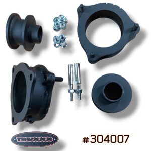 Product photo of #304007 2"(50.8mm) uniform lift kit with shock shaft extensions built from North American Steel for Seltos AWD.